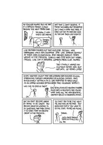 XKCD cartoon about Marie Curie